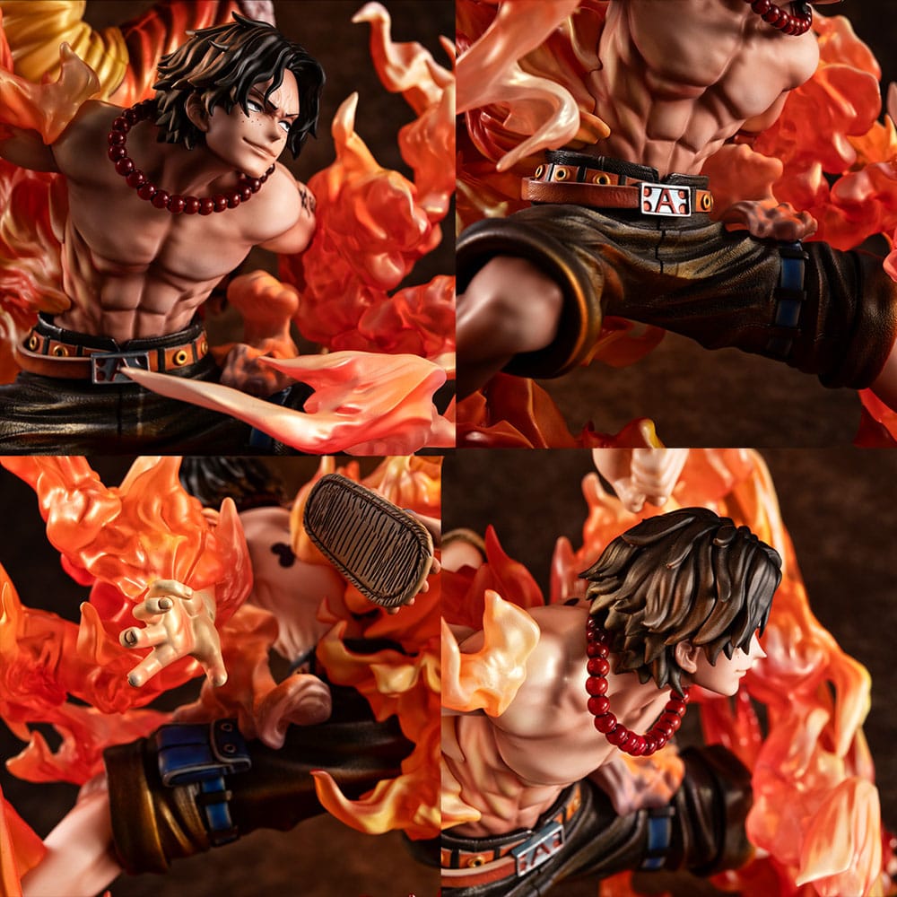 One Piece statuette PVC P.O.P. NEO-Maximum Luffy & Ace Bond between brothers 20th Limited Ver. 25 cm
