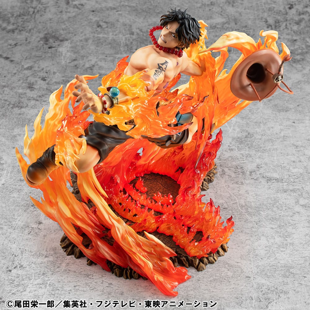 One Piece statuette PVC P.O.P. NEO-Maximum Portgas D. Ace 15th Anniversary Super Limited Reprint Ver. 23 cm