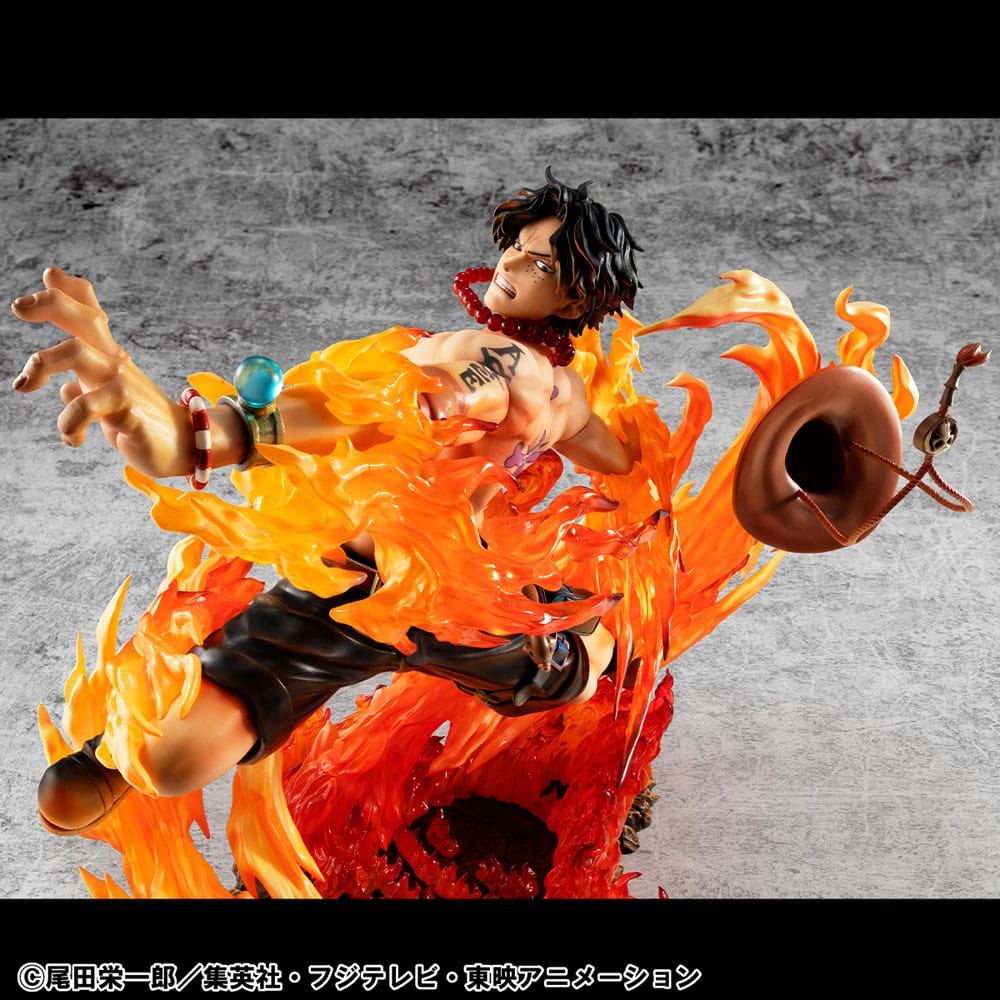 One Piece statuette PVC P.O.P. NEO-Maximum Portgas D. Ace 15th Anniversary Super Limited Reprint Ver. 23 cm