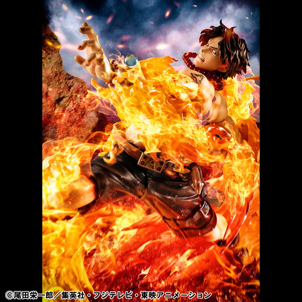 One Piece statuette PVC P.O.P. NEO-Maximum Portgas D. Ace 15th Anniversary Super Limited Reprint Ver. 23 cm