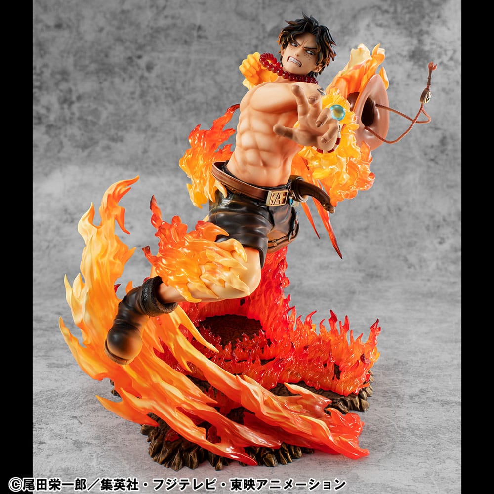One Piece statuette PVC P.O.P. NEO-Maximum Portgas D. Ace 15th Anniversary Super Limited Reprint Ver. 23 cm