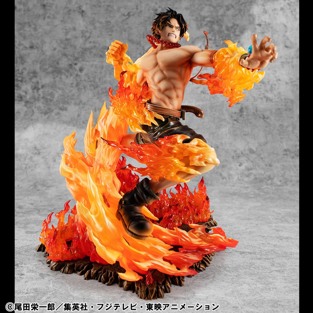One Piece statuette PVC P.O.P. NEO-Maximum Portgas D. Ace 15th Anniversary Super Limited Reprint Ver. 23 cm