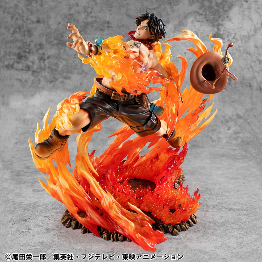 One Piece statuette PVC P.O.P. NEO-Maximum Portgas D. Ace 15th Anniversary Super Limited Reprint Ver. 23 cm