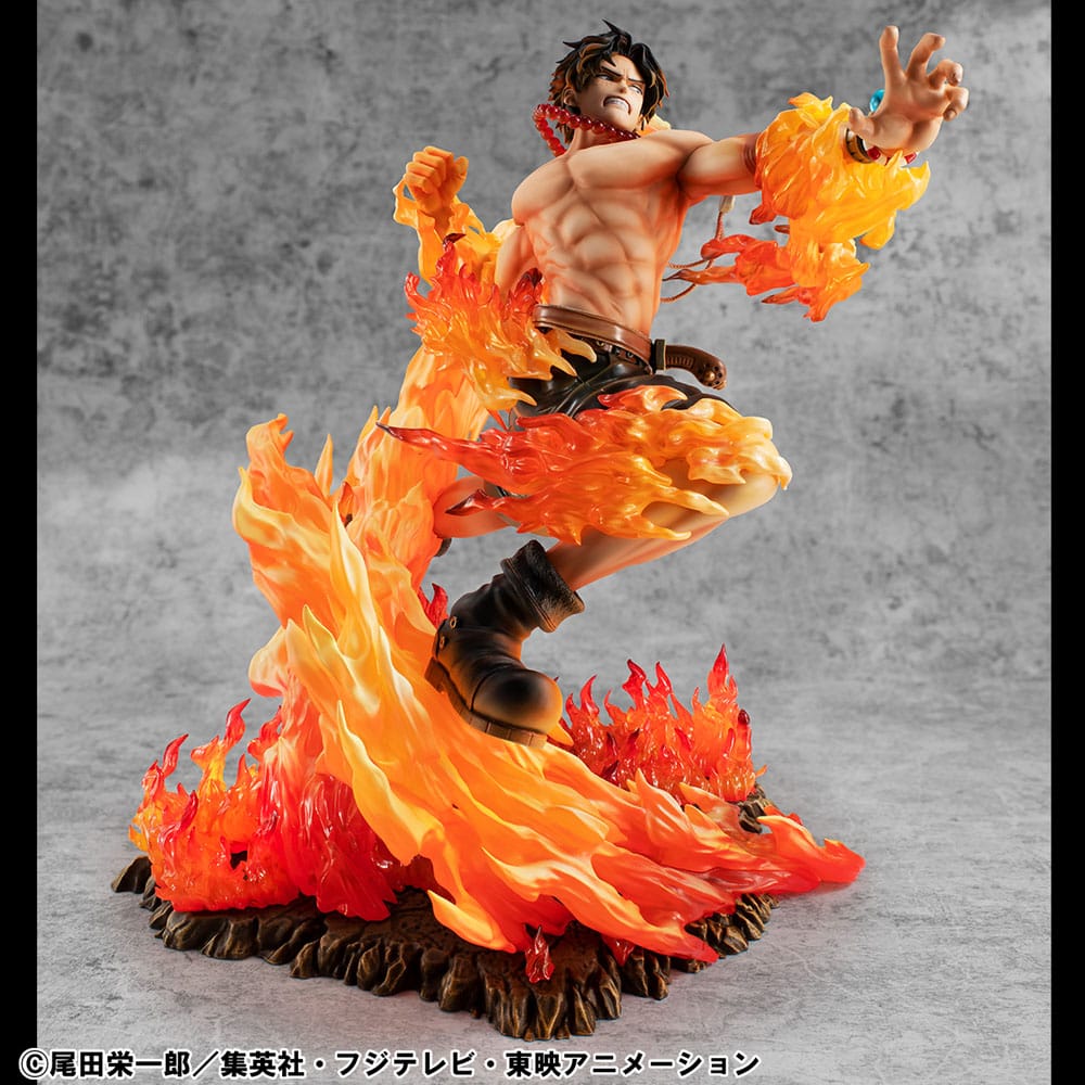 One Piece statuette PVC P.O.P. NEO-Maximum Portgas D. Ace 15th Anniversary Super Limited Reprint Ver. 23 cm