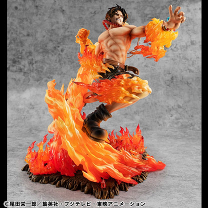 One Piece statuette PVC P.O.P. NEO-Maximum Portgas D. Ace 15th Anniversary Super Limited Reprint Ver. 23 cm