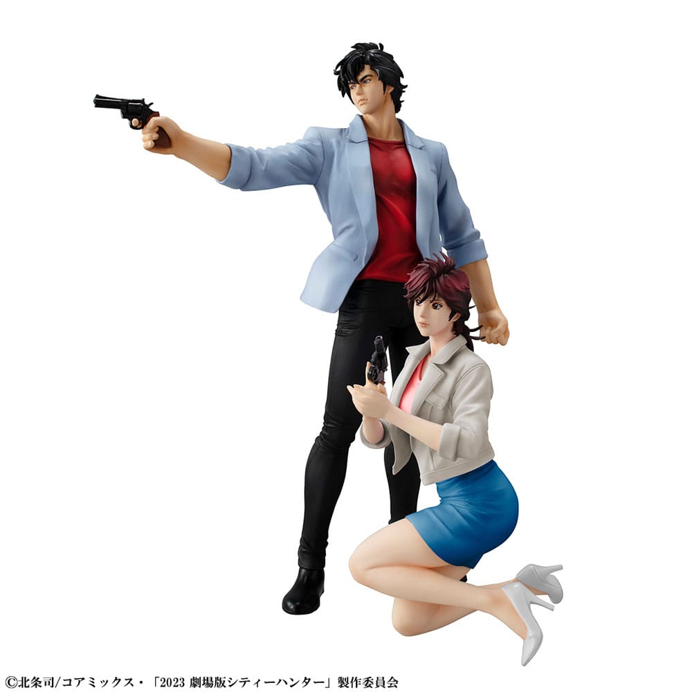 City Hunter (Nicky Larson): Statuettes PVC Saeba Ryo & Makimura Kaori 17 - 25 cm