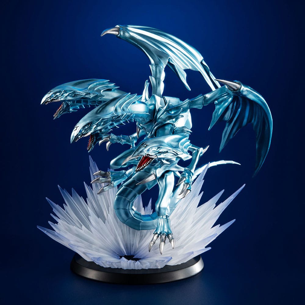 Yu-Gi-Oh! Duel Monsters : Statuette Dragon Ultime aux Yeux bleus  14 cm