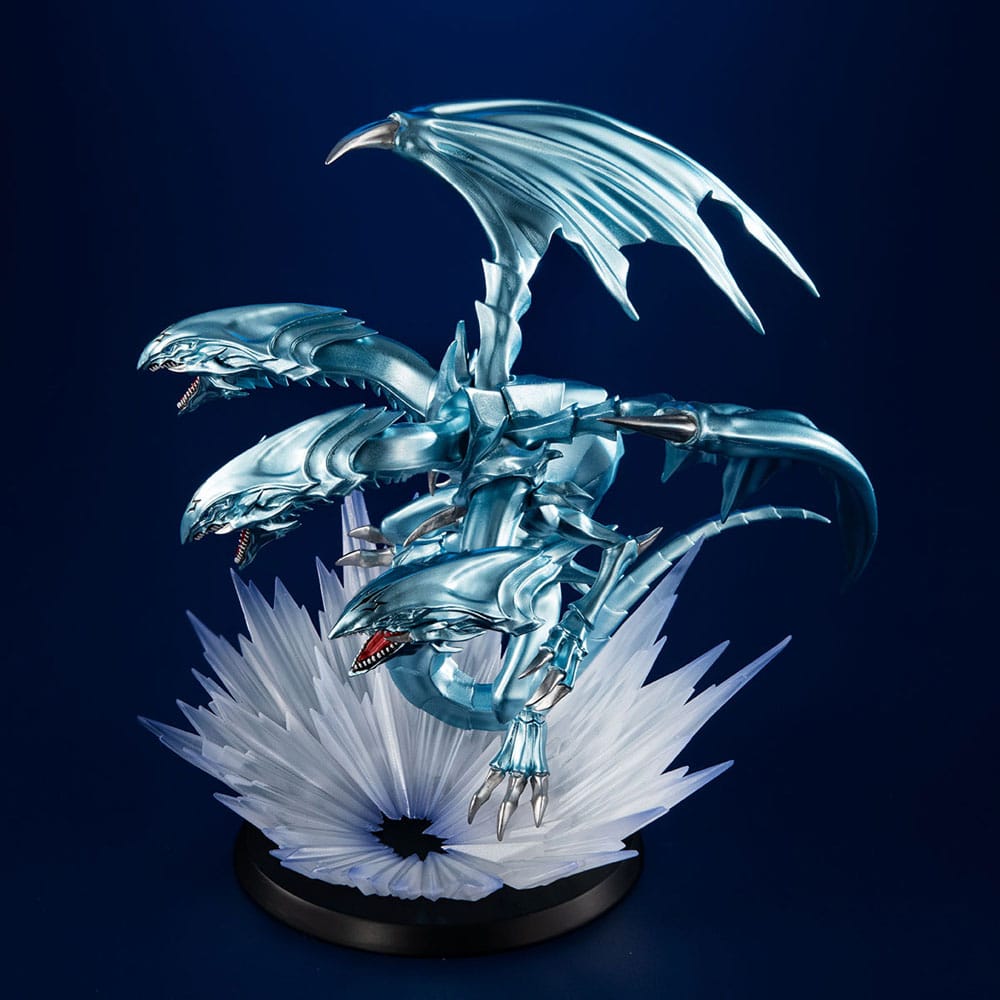 Yu-Gi-Oh! Duel Monsters : Statuette Dragon Ultime aux Yeux bleus  14 cm