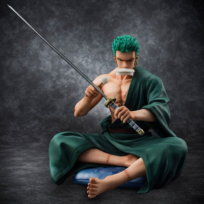 One Piece Statuette PVC 1/8 P.O.P S.O.C Roronoa Zorro 13 cm