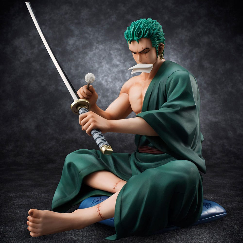 One Piece Statuette PVC 1/8 P.O.P S.O.C Roronoa Zorro 13 cm