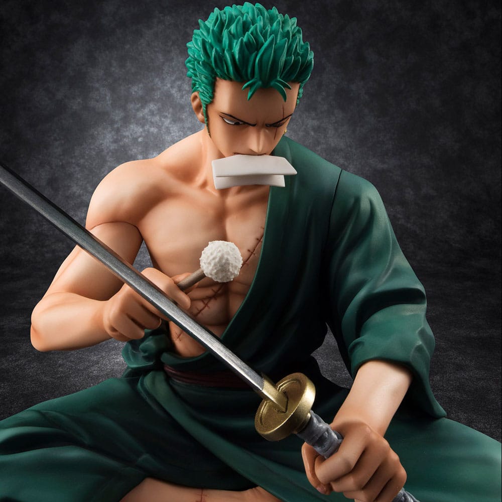 One Piece Statuette PVC 1/8 P.O.P S.O.C Roronoa Zorro 13 cm