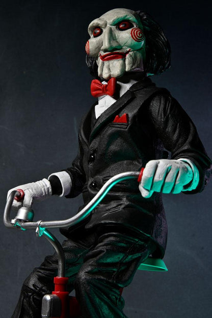 Saw figurine sonore Billy with Tricycle 30 cm