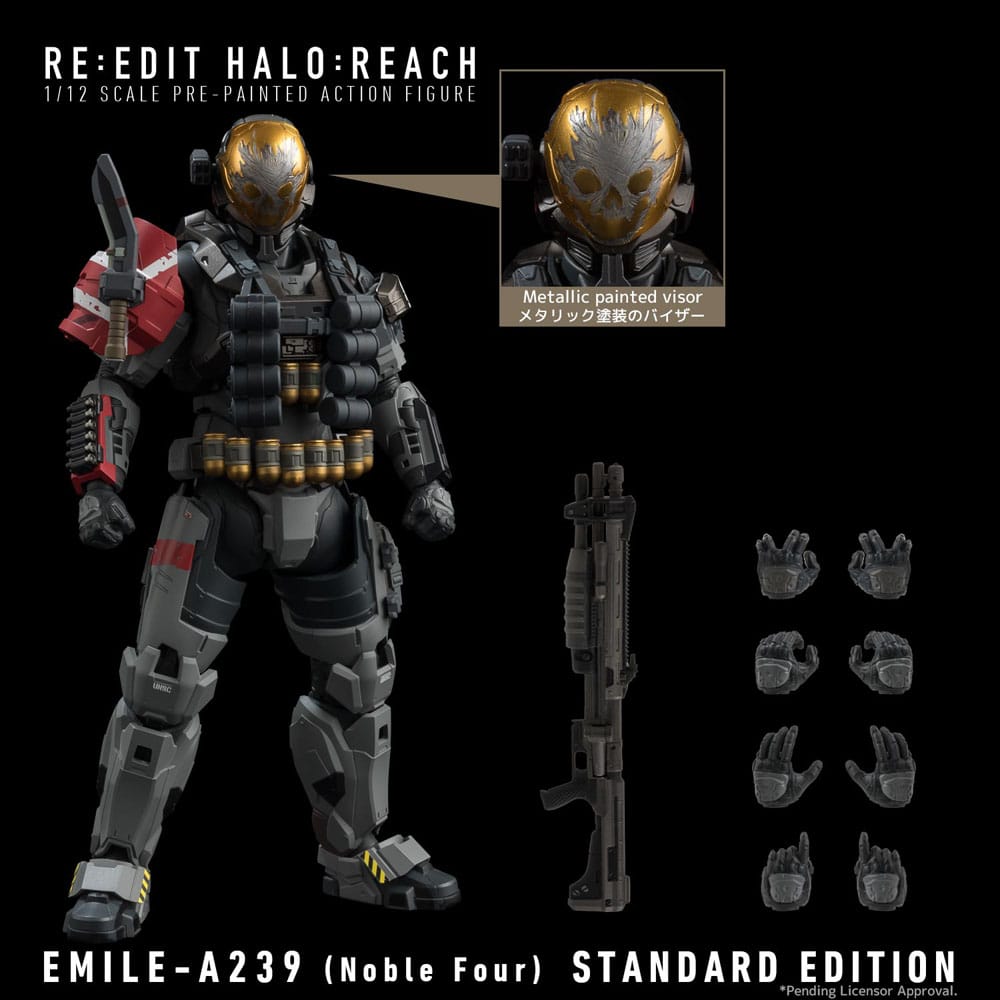Halo: Reach figurine 1/12 Emile-A239 (Noble Four) 18 cm