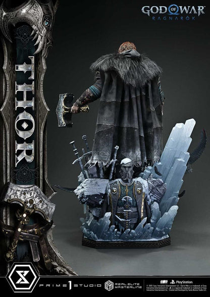 God of War: Ragnarök statuette Real Elite Masterline Series 1/3 Thor 105 cm