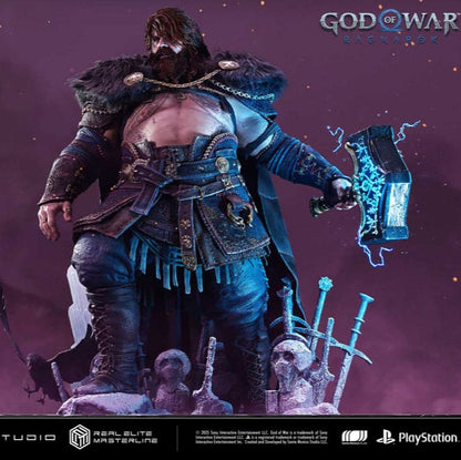 God of War: Ragnarök statuette Real Elite Masterline Series 1/3 Thor 105 cm