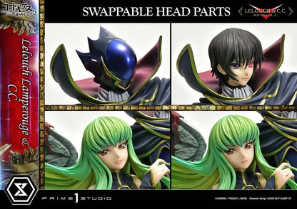 Code Geass: Lelouch of the Rebellion Concept Masterline Series Statuette 1/6 Lelouch Lamperouge & C.C. 44 cm