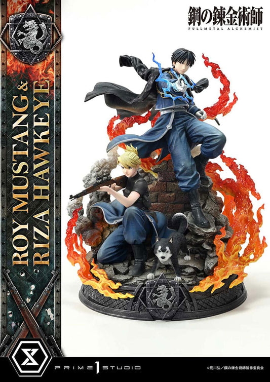 Fullmetal Alchemist statuette Concept Masterline 1/6 Roy Mustang Riza Hawkeye Regular Version 50 cm