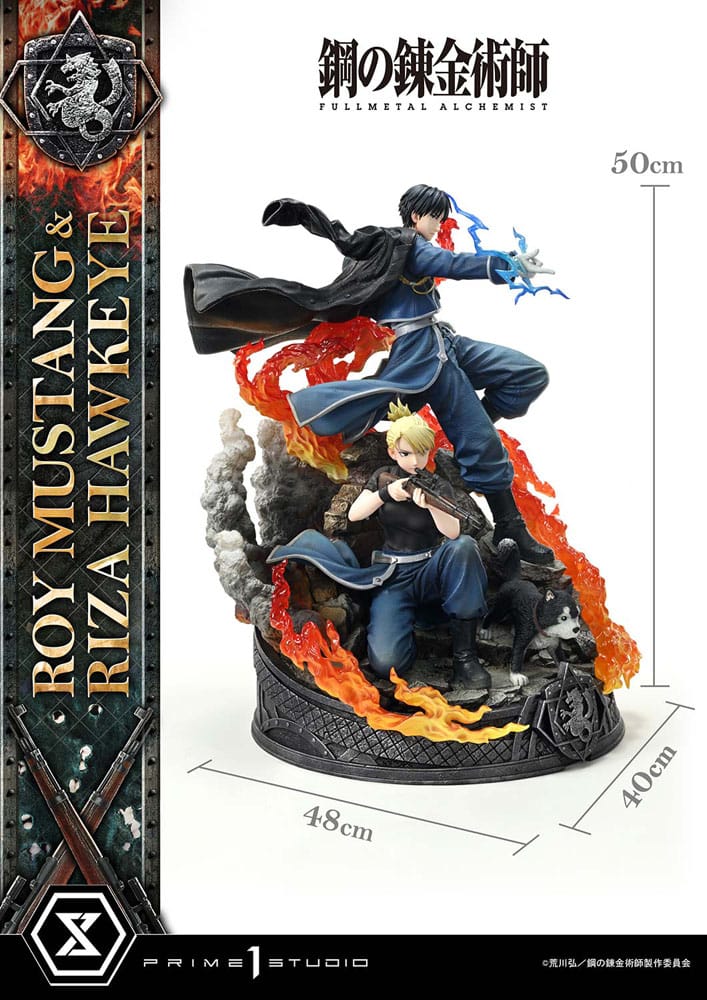 Fullmetal Alchemist statuette Concept Masterline 1/6 Roy Mustang Riza Hawkeye Regular Version 50 cm