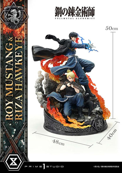 Fullmetal Alchemist statuette Concept Masterline 1/6 Roy Mustang Riza Hawkeye Regular Version 50 cm