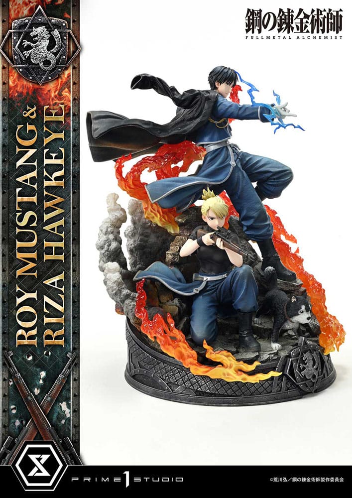 Fullmetal Alchemist statuette Concept Masterline 1/6 Roy Mustang Riza Hawkeye Regular Version 50 cm