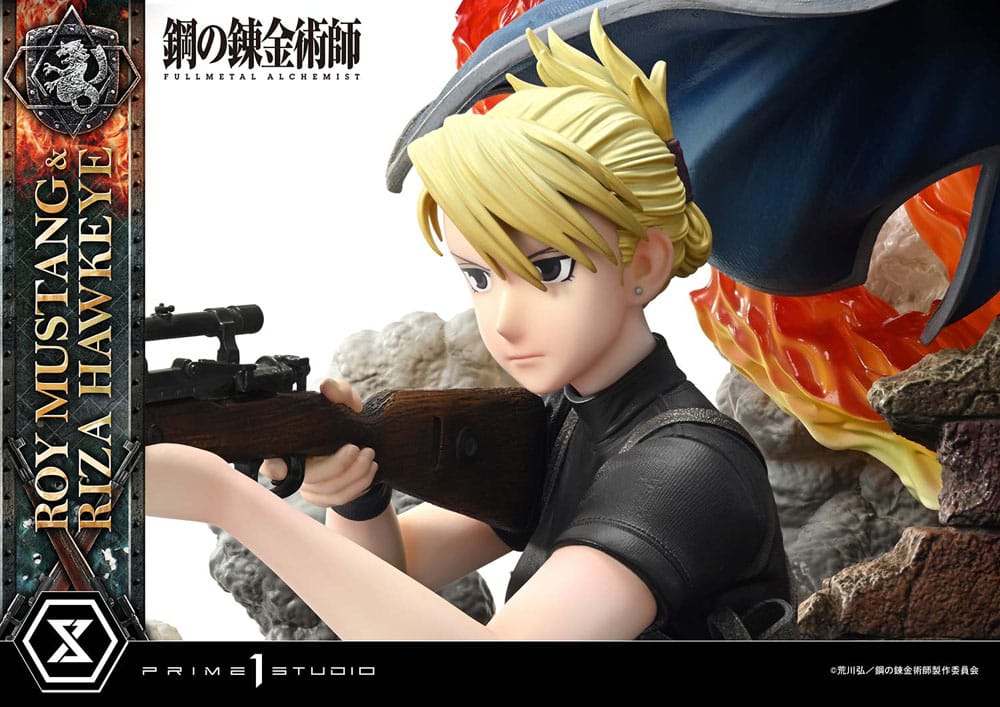 Fullmetal Alchemist statuette Concept Masterline 1/6 Roy Mustang Riza Hawkeye Regular Version 50 cm
