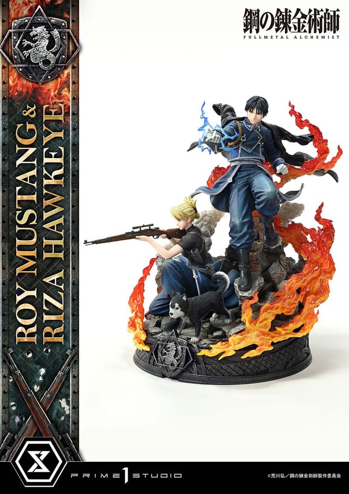 Fullmetal Alchemist statuette Concept Masterline 1/6 Roy Mustang Riza Hawkeye Regular Version 50 cm