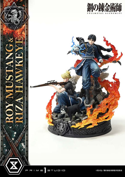 Fullmetal Alchemist statuette Concept Masterline 1/6 Roy Mustang Riza Hawkeye Regular Version 50 cm