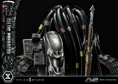 The Alien vs. Predator statuette Museum Masterline Series 1/3 Celtic Predator 95 cm