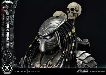 The Alien vs. Predator statuette Museum Masterline Series 1/3 Chopper Predator 103 cm