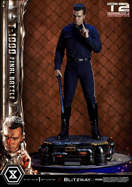 Terminator 2 statuette Museum Masterline Series 1/3 T-1000 Final Battle 73 cm