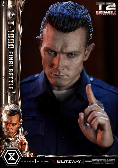 Terminator 2 statuette Museum Masterline Series 1/3 T-1000 Final Battle 73 cm