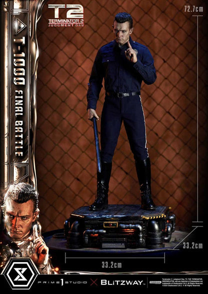 Terminator 2 statuette Museum Masterline Series 1/3 T-1000 Final Battle 73 cm