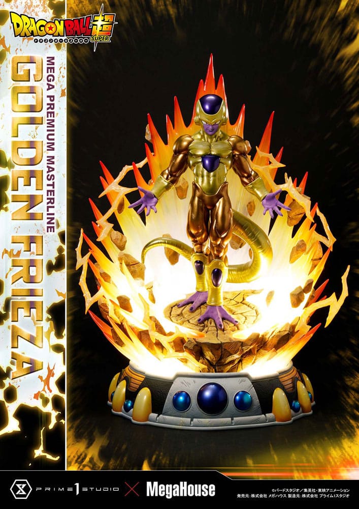 Dragon Ball Super statuette Mega Premium Masterline 1/4 Golden Frieza 61 cm