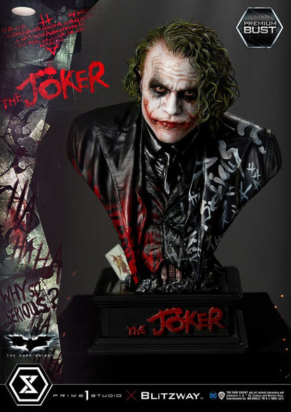 The Dark Knight : Buste Premium The Joker 26 cm