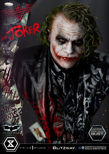 The Dark Knight : Buste Premium The Joker 26 cm
