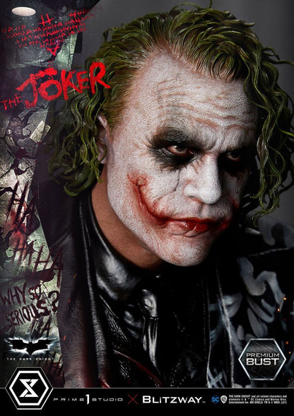 The Dark Knight : Buste Premium The Joker 26 cm