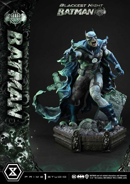 Batman statuette Premium Masterline Series Batman Blackest Night Version 45 cm