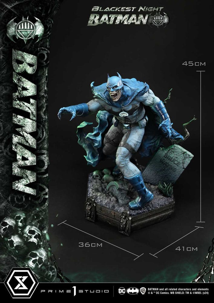 Batman statuette Premium Masterline Series Batman Blackest Night Version 45 cm