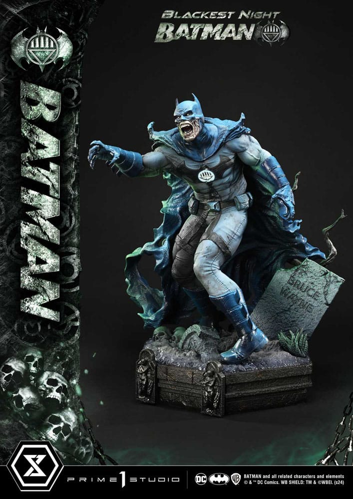 Batman statuette Premium Masterline Series Batman Blackest Night Version 45 cm