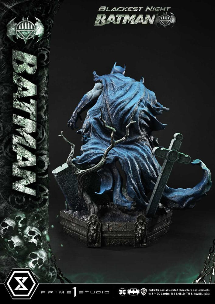 Batman statuette Premium Masterline Series Batman Blackest Night Version 45 cm