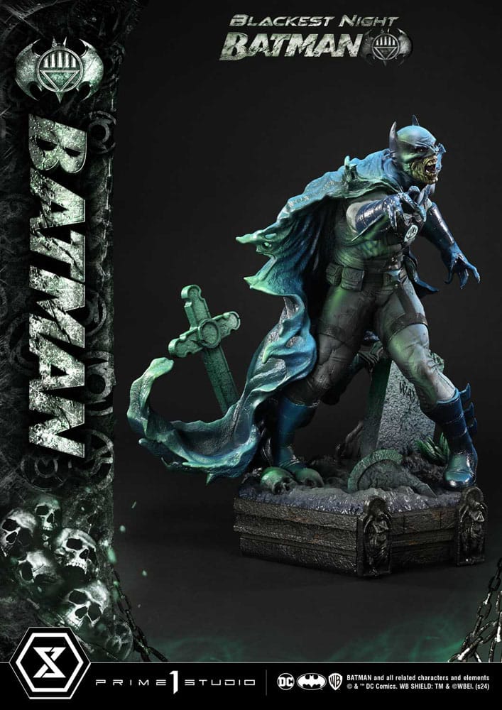 Batman statuette Premium Masterline Series Batman Blackest Night Version 45 cm