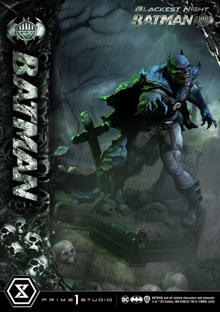 Batman statuette Premium Masterline Series Batman Blackest Night Version 45 cm