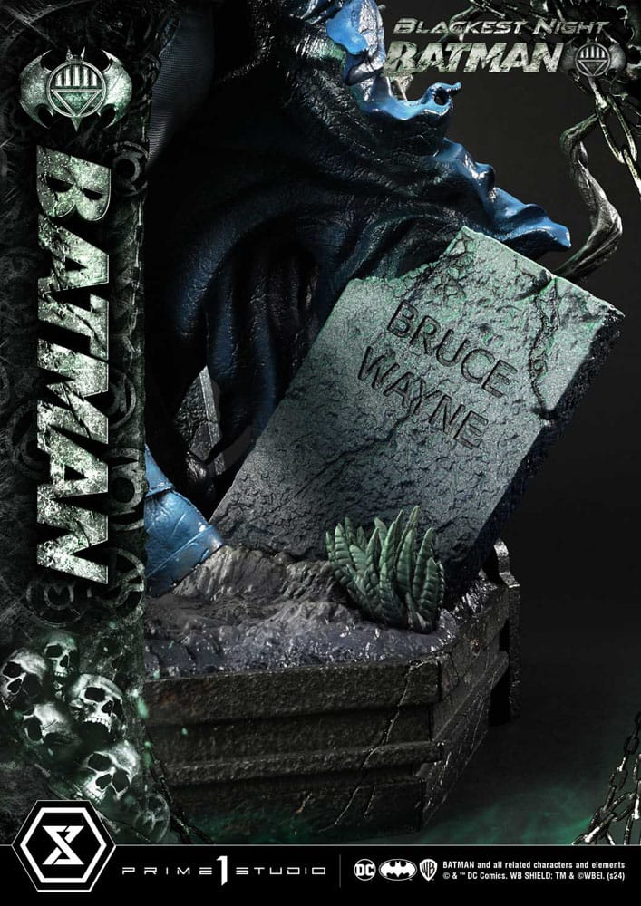 Batman statuette Premium Masterline Series Batman Blackest Night Version 45 cm