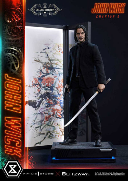 John Wick Chapter 4 statuette Ultimate Premium Masterline Series 1/4 Deluxe Version 54 cm
