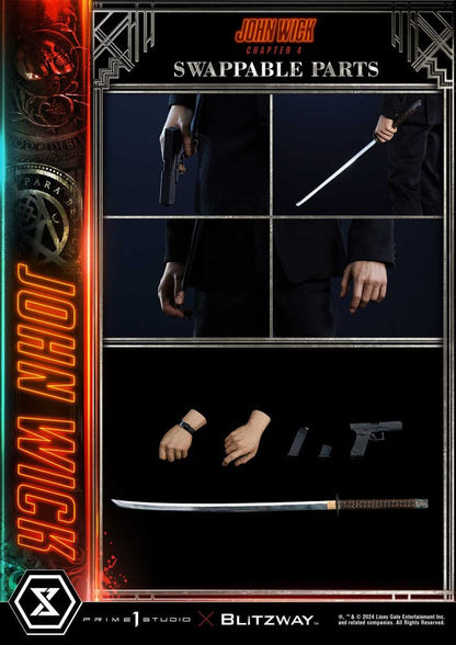 John Wick Chapter 4 statuette Ultimate Premium Masterline Series 1/4 Deluxe Version 54 cm