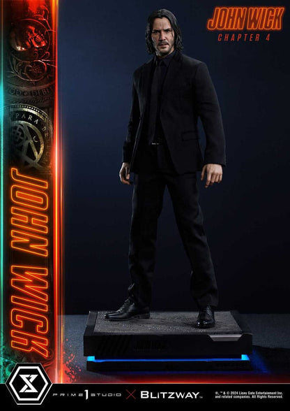 John Wick Chapter 4 statuette Ultimate Premium Masterline Series 1/4 Deluxe Version 54 cm
