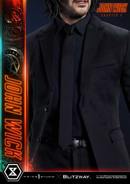 John Wick Chapter 4 statuette Ultimate Premium Masterline Series 1/4 Deluxe Version 54 cm