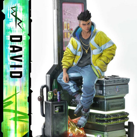 Cyberpunk : Statuette Edgerunners Real Elite Masterline Series 1/4 David 58 cm