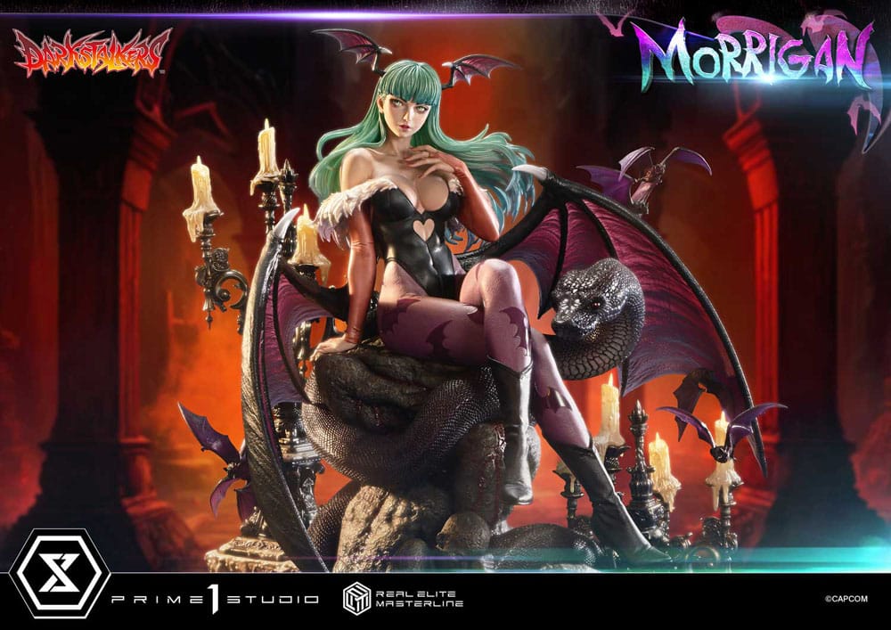 Statuette Darkstalkers Real Elite Masterline Series 1/4 Morrigan 55 cm