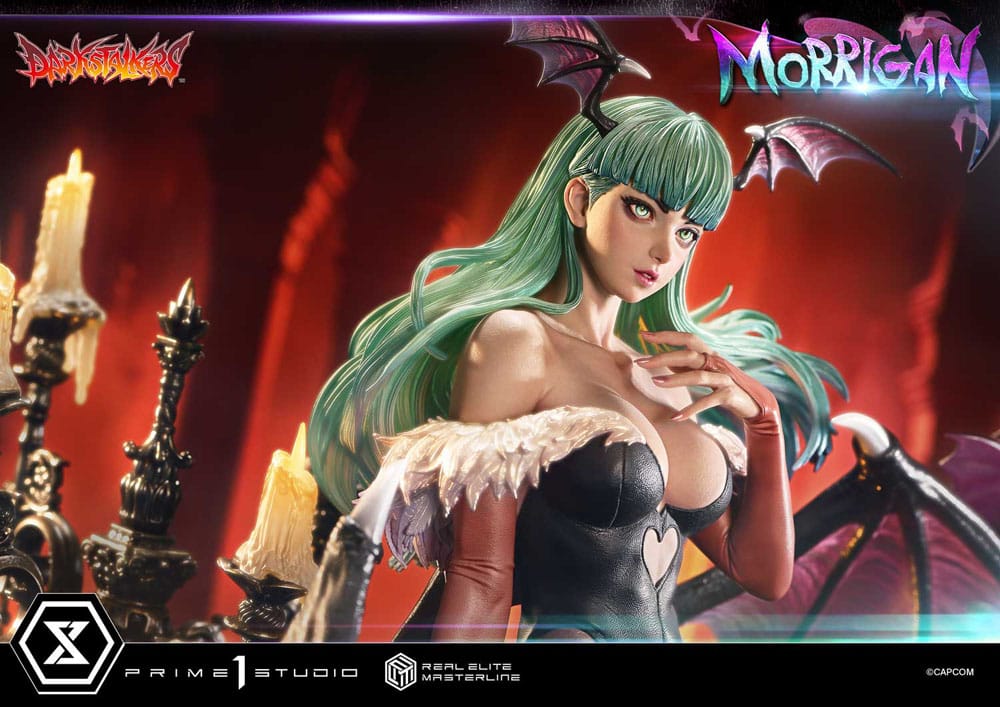 Statuette Darkstalkers Real Elite Masterline Series 1/4 Morrigan 55 cm